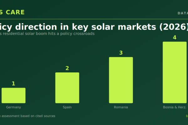 Europe’s residential solar boom hits a policy crossroads