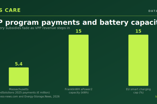 EU battery subsidies fade as VPP revenue steps in