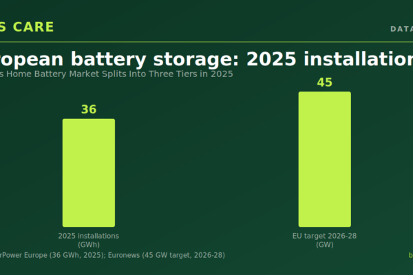 Europe’s Home Battery Market Splits Into Three Tiers in 2025